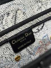 Dior Saddle Bag Denim Multicolor Dior Jardin Magique Embroidery Size 25.5 x 6 x 20 cm - 5