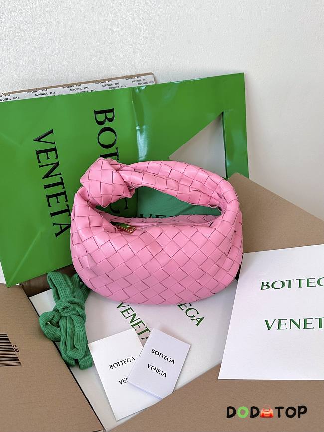 Botega Venata Mini Jodie Pink Size 28 × 23 × 8 cm - 1