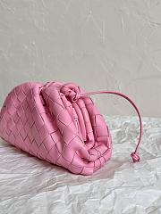  Bottega Veneta The Pouch Mini Pink Size 22 × 12 × 7 cm - 5