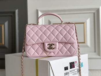 Chanel Handle Bag Pink Size 12 x 20 x 6 cm