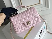 Chanel Handle Bag Pink Size 12 x 20 x 6 cm - 5