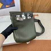 Hermes Hac a Dos PM Backpack Dark Green Size 28 cm - 3