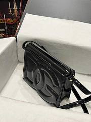 Dolce & Gabbana Patent Leather Crossbody Bag Black Size 16 x 20 x 5.5 cm - 5