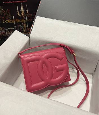 Dolce & Gabbana Crossbody Bag Pink Size 16 x 20 x 5.5 cm