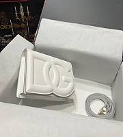 Dolce & Gabbana Crossbody Bag White Size 16 x 20 x 5.5 cm - 5