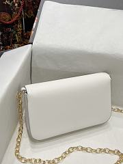 D&G Girls Shoulder Bag In White Size 19 x 11 x 4 cm - 5