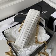 Chanel Vintage Baguette Bag White Size 10 x 17.2 x 3.3 cm - 5