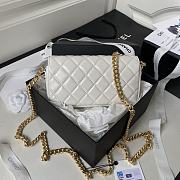 Chanel Vintage Baguette Bag White Size 10 x 17.2 x 3.3 cm - 3