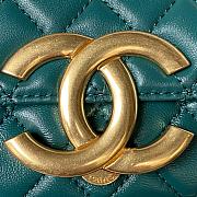 Chanel Vintage Baguette Bag Green Size 10 x 17.2 x 3.3 cm - 2