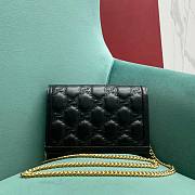 Gucci GG Matelassé Chain Bag Black Size 20 x 12.5 x 4 cm - 6