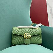 Gucci GG Marmont Green Size 26 x 15 x 7 cm - 1