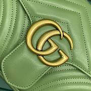 Gucci GG Marmont Green Size 26 x 15 x 7 cm - 6