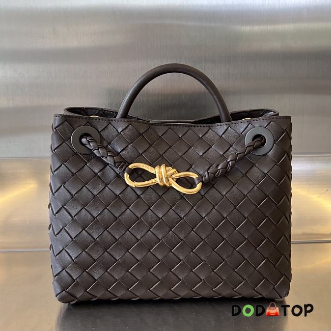 Bottega Veneta Andiamo Small Bag Brown Size 25 x 22 x 10.5 cm - 1