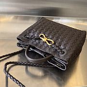 Bottega Veneta Andiamo Small Bag Brown Size 25 x 22 x 10.5 cm - 5