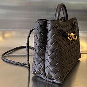 Bottega Veneta Andiamo Small Bag Brown Size 25 x 22 x 10.5 cm - 4