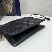 Dior Mini Lady Milly Bag Black Cannage Lambskin Size 19 x 5 x 13 cm - 4