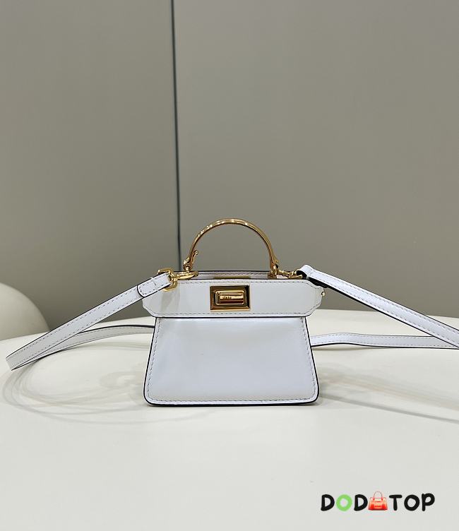 Fendi Micro Bag White Size 10 x 8.5 x 12 cm - 1
