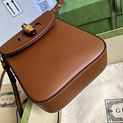 Gucci Bamboo Mini Handbag In Brown Size 14 x 16 x 4 cm - 4