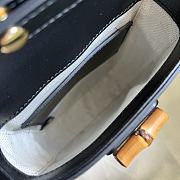 Gucci Bamboo Mini Handbag In Black Size 14 x 16 x 4 cm - 6