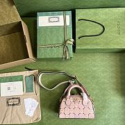 Gucci Ophidia GG Animal Print Mini Bag Size 21 x 12 x 10 cm - 4