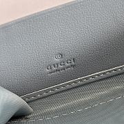 Gucci Blondie Zip Around Wallet Blue Size 21 x 11 cm - 5