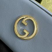 Gucci Blondie Zip Around Wallet Blue Size 21 x 11 cm - 3
