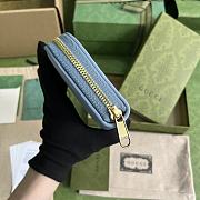 Gucci Blondie Zip Around Wallet Blue Size 21 x 11 cm - 2