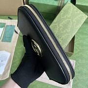 Gucci Blondie Zip Around Wallet Black Size 21 x 11 cm - 5