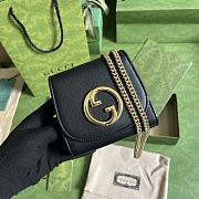 Gucci Natural Blondie Medium Chain Wallet Black Size 12.5 x 11 x 2.5 cm - 1
