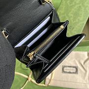 Gucci Natural Blondie Medium Chain Wallet Black Size 12.5 x 11 x 2.5 cm - 6
