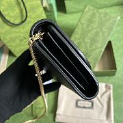 Gucci Natural Blondie Medium Chain Wallet Black Size 12.5 x 11 x 2.5 cm - 3