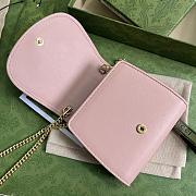 Gucci Natural Blondie Medium Chain Wallet Pink Size 12.5 x 11 x 2.5 cm - 6