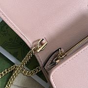Gucci Natural Blondie Medium Chain Wallet Pink Size 12.5 x 11 x 2.5 cm - 5