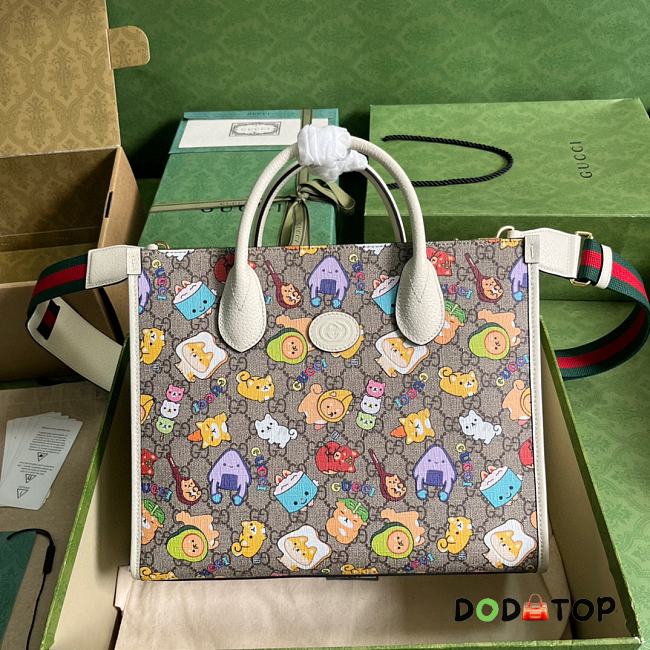 Gucci Canvas Tote Bag Size 31 x 26.5 x 14 cm - 1