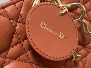 Dior Medium Lady D-Joy Bag Orange 26 x 6 x 14 cm - 5