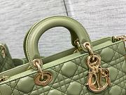 Dior Medium Lady D-Joy Bag Green 26 x 6 x 14 cm - 5
