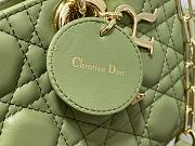 Dior Medium Lady D-Joy Bag Green 26 x 6 x 14 cm - 4