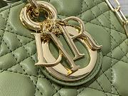 Dior Medium Lady D-Joy Bag Green 26 x 6 x 14 cm - 2