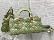 Dior Medium Lady D-Joy Bag Green 26 x 6 x 14 cm - 3