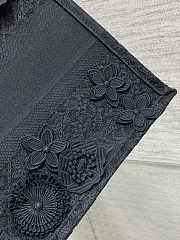 Dior Medium Book Tote Black Size 36 x 18 x 28 cm - 6