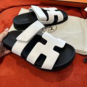 Chypre sandals Hermès White - 4
