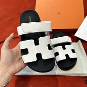 Chypre sandals Hermès White - 3