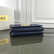 Versace Laminated Palazzo Evening Bag Blue Size 25 x 18 x 6.5 cm - 2