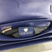 Versace Laminated Palazzo Evening Bag Blue Size 25 x 18 x 6.5 cm - 4