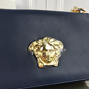 Versace Laminated Palazzo Evening Bag Blue Size 25 x 18 x 6.5 cm - 6