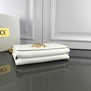 Versace Laminated Palazzo Evening Bag White Size 25 x 18 x 6.5 cm - 6