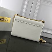Versace Laminated Palazzo Evening Bag White Size 25 x 18 x 6.5 cm - 2