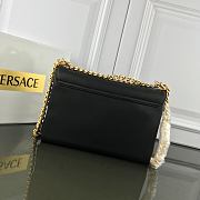 Versace Laminated Palazzo Evening Bag Black Size 25 x 18 x 6.5 cm - 4