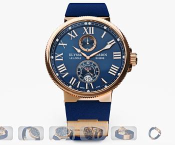 Ulysse Nardin Maxi Marine Chronometer Automatic Men's Watch