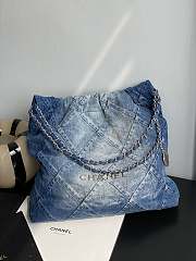 Chanel Denim Trash Bag Size 39 x 42 x 8 cm - 1